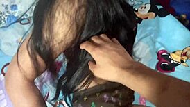 Desi GF Bent Over for BF's Rough Doggystyle Pounding