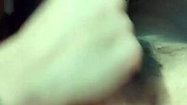 Throbbing cum fills mouth in wild elivalove threesome