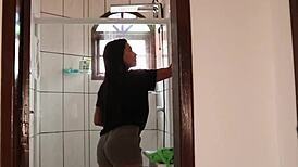 Hey boss, can your horny housemaid suck that big cock right now fablazed?