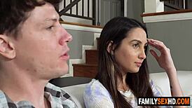 What if teen stepsis sucks stepsis for the tv remote?