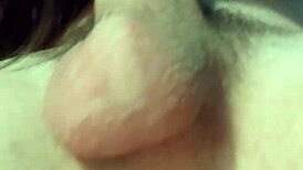 Throbbing cum fills mouth in wild elivalove threesome