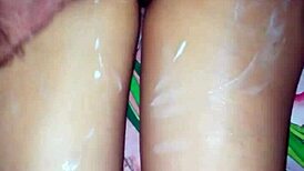 spy cam catches wife intense massage session