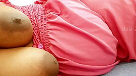 big nipple asian aunty and mother-in-law tease with huge erect nipples everywhere