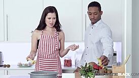 Cassie Fire Milked by BBC After Anal Doggystyle Pounding