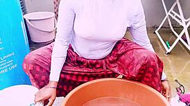 Sexy maids daughter rides house owners cock cowgirl with dirty telugu talks