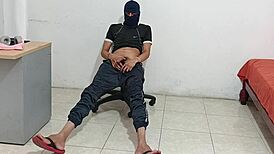 Stepsister Eyes My Pulsing Big Hard Cock Ready to Stretch Her Tight Hole