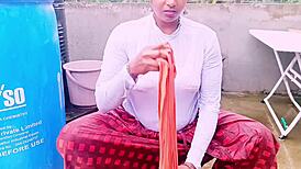 Sexy maids daughter rides house owners cock cowgirl with dirty telugu talks