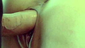 Step-mom bent over doggystyle craving my thick cock close-up pounding