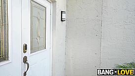 Delivery Guy Pounds MILF Anal with Jay Bangher Armani Black