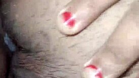 cute brunette wife screams as hubby licks her huge natural tits