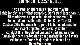 rome major blasts cum on mellanie monroe's phat juicy ass