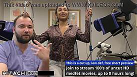 Nurse Miss Mars Forces Hitachi Orgasms on Human Guinea Pig Patient