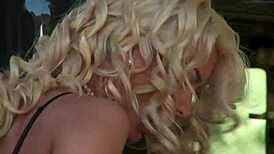 natasha marley tempts fate with outdoor monster cock facial in fishnet stockings