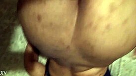 Fat Ass Ebony Takes Savage Backseat Deepthroat on Monster Black Cock