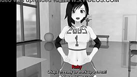 whoa team rwby all pregnant in yoga class stretching those big black cock creampie bellies