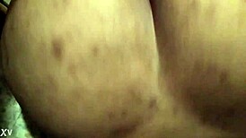 Fat Ass Ebony Takes Savage Backseat Deepthroat on Monster Black Cock