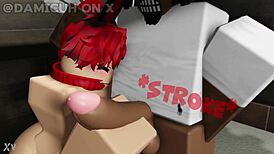 Femboy Fat Ass Sucks Grinds Cock Teasingly Slow