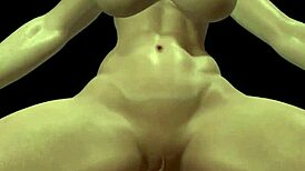 big tits blonde rides cock cowgirl in 3d pov