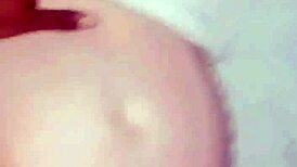 studio shoots chubby milf slipping panties aside for the shot