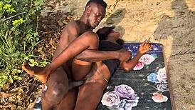 imagine groaning loud on bastard's dick with pussy on deserted beach skinny ass view