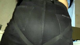 stepmom takes my anal virginity with strapon in kitchen and i love every thrust