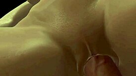 big tits blonde rides cock cowgirl in 3d pov