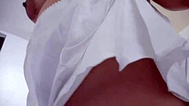 damn this horny chubby latina housewife masturbates wet pussy nonstop orgasms