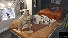 jay playhard drills eva may livie blainn tight pussies big black cocks interracial threesome