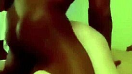 man this hot gym girl squirts hard from trainer's rough big black cock pounding