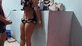 Fat Curvy Latina Stepmom Begs For My Hard Cock