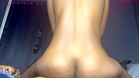 toxicri bounces on rich black monster cock riding homemade amateur style all session long