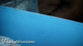 plumber creampies my wet hairy pinay pussy in messy closeup gush