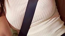 cuckold husband flashes wife on birthday exhibitionist humiliation gift for you!!