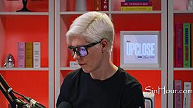 cute curly brunette leana lovings nerdy casting interview reveal