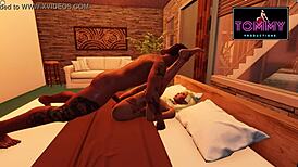 Naughty Guests Explore Hotel Rooms with Passionate Encounters