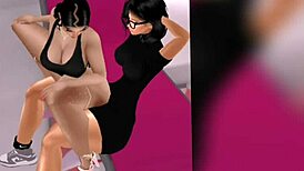 Latina shemale rams ebony virgin pussy deep and hard