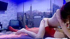 trans slut surrenders body to lesbian for free hotel passion play