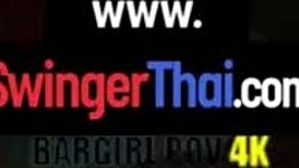 whoa skinny thai bar girl huge tits amateur fucked bent over on cam monster cock 😍🍆