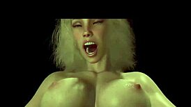 big tits blonde rides cock cowgirl in 3d pov