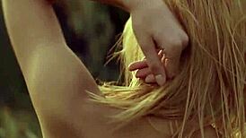 Petite Ukrainian Blonde Emily Rise Poses Nude Smashing in Sunlight