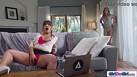 Coworker Caught Fingering Pussy on My Home Video Plan