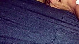 Sharibabe Wife Swallows Stranger Cum in Backseat!