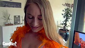 bad kingsday princess slut bends for sloppy bbc interracial doggystyle cum