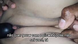 damn brazilian cuckold wife 😩 learns to squirt from street lover 💦