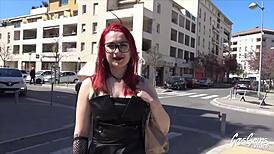 nikita's fiery hair flies while her tight ass gets fucked hard