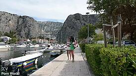 busty anissa kate olivia del rio poolside lesbo kissing anal ass to mouth in heels gp3372