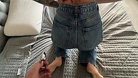 Stepfather Rims My Ass Finds Buttplug Then Pounds Petite Latina Anal