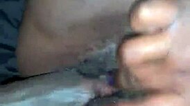 What hides inside this chubby ebony's creampie surprise? 