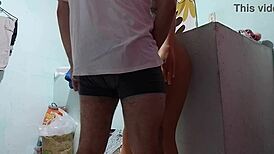 Step-mom's curvy fuck doll body tempts when dad steps out