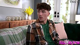 My Talking Penis Leads to Stepmom 3some Ride